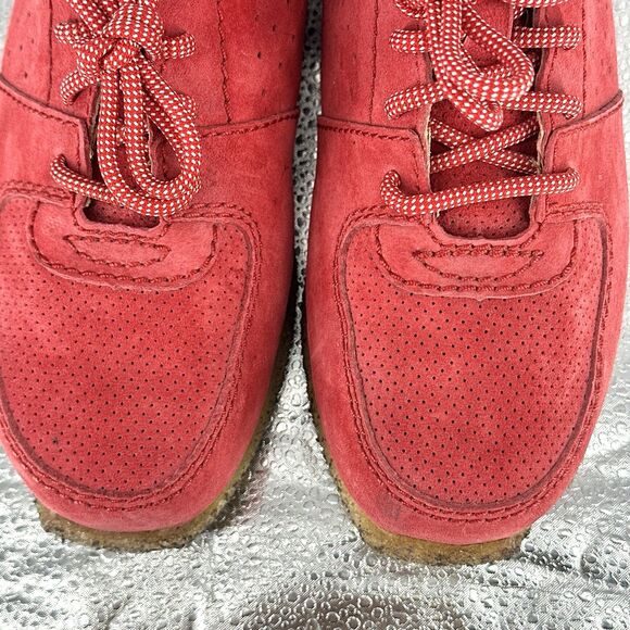 Clarks Kildare Ronnie Fieg Poppy Red Suede Shoe Mens Size 8.5 Crepe Sole Sneaker main image 11
